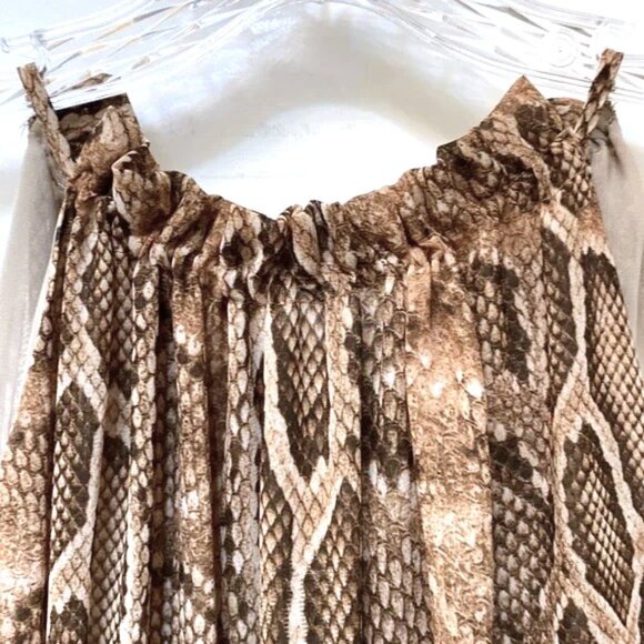 Zara Python Halter Dress - Picture 4 of 7